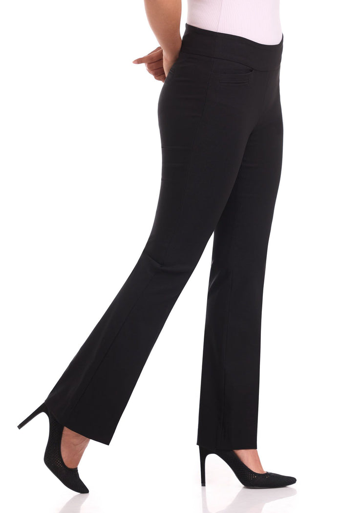 rekucci Rekucci EcoCosy Comfort Flare Pull-On Pant black