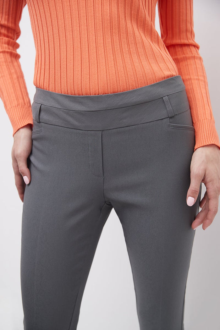 rekucci Slimming classic pants graphite