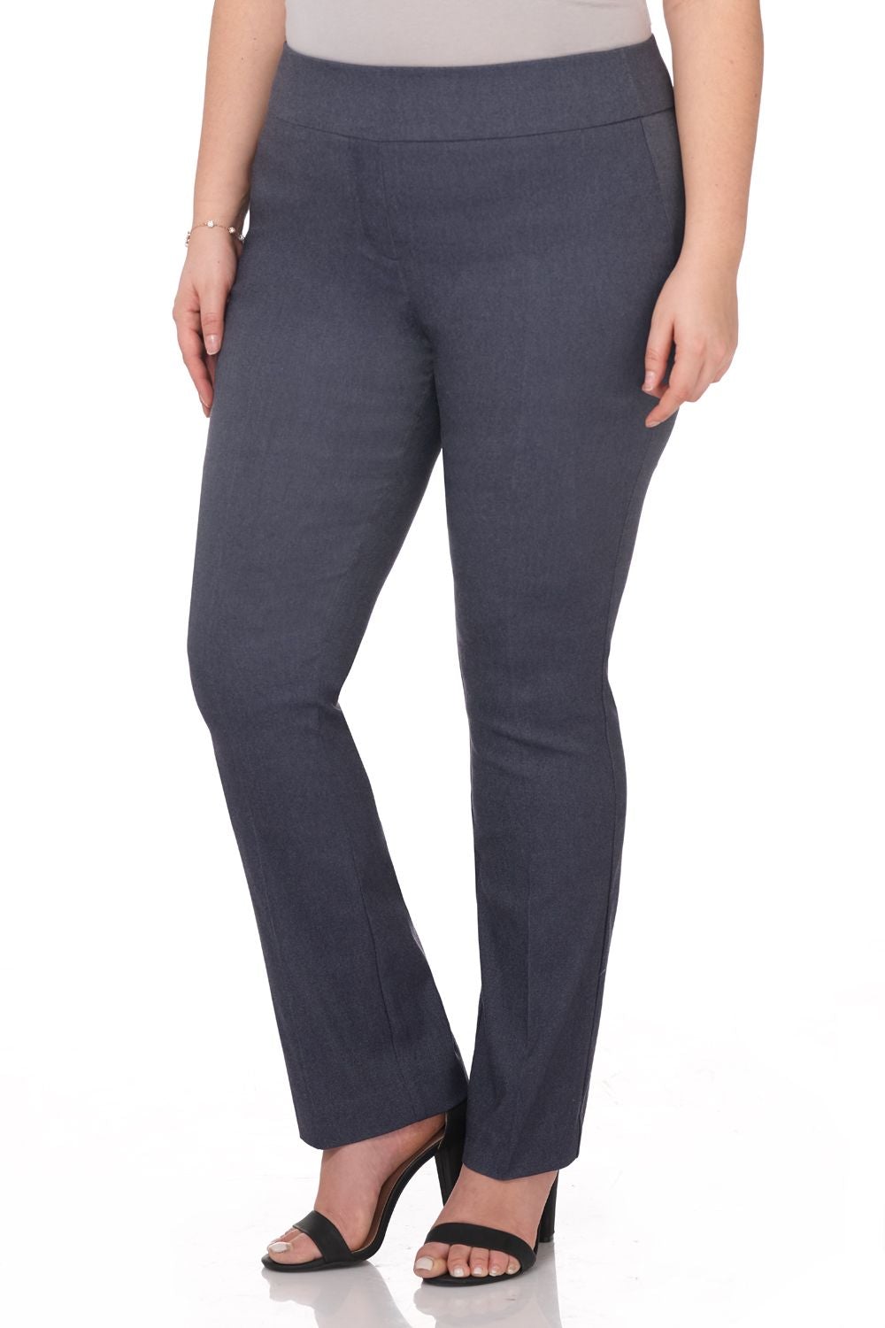 Curvy Tummy Control Straight Leg Pants – Rekucci Canada