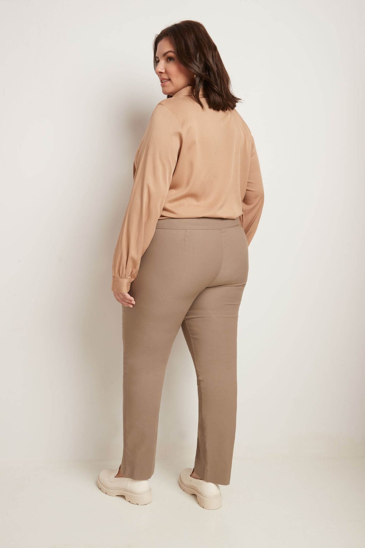 Curvy Tummy Control Straight Leg Pants – Rekucci Canada